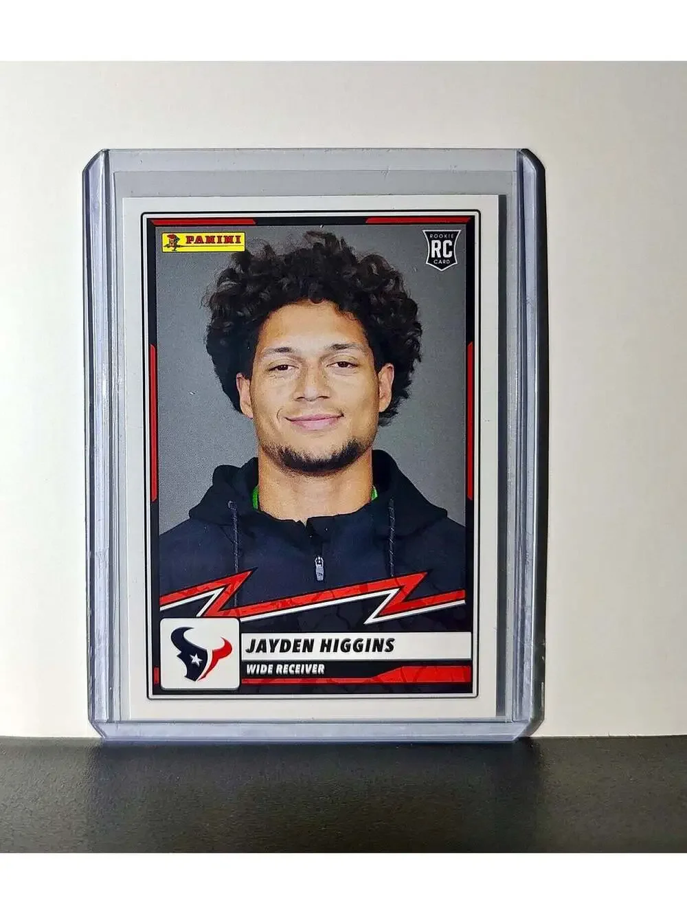 Jayden Higgins Rookie 2025 Panini NFL #82 Sticker Card Houston Texans